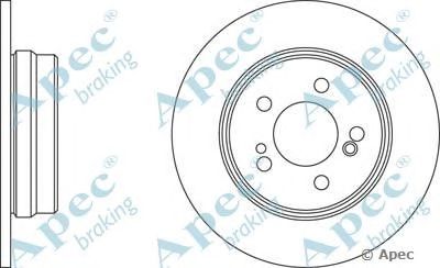APEC BRAKING dsk2115 -  Тормозной диск